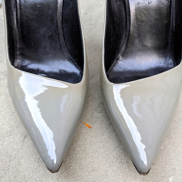 Balenciaga Gray Patent Leather Heels - Picture 4 of 10